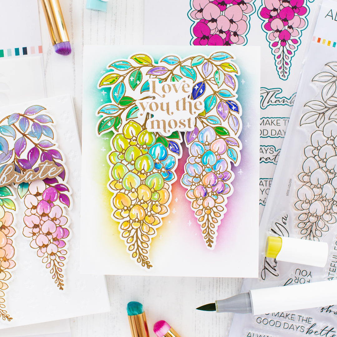 Magical Wisteria Stamp & Die Bundle