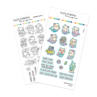 Mermaid Kitties Stamp & Die