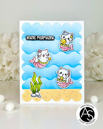 Mermaid Kitties Stamp & Die