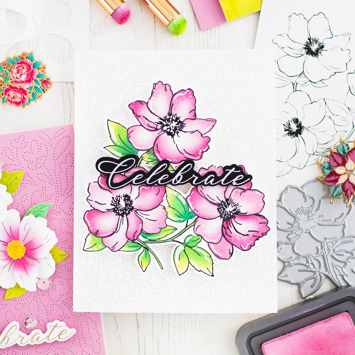 Classic Sentiments Press Plate & Die Set