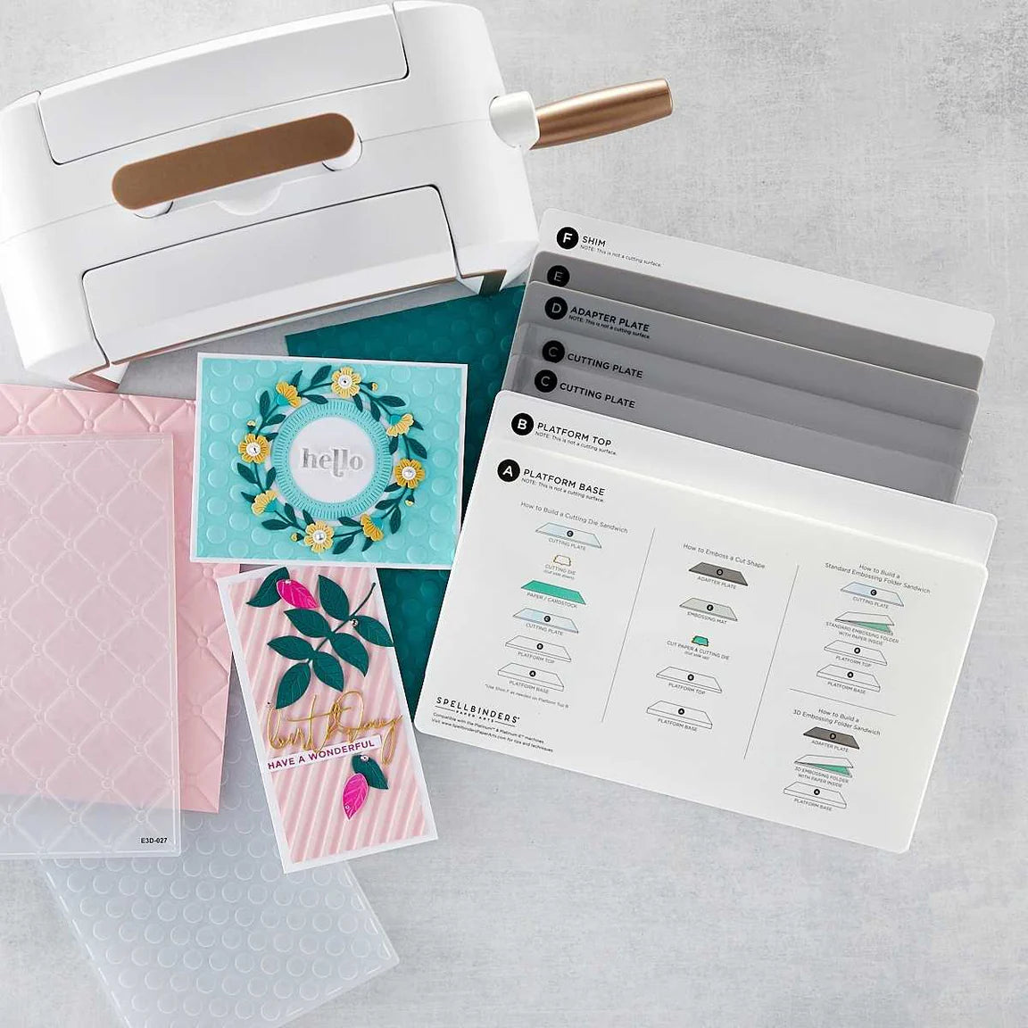 Spellbinders -  Universal Plate System (P6 Accessory Bundle-All Items )
