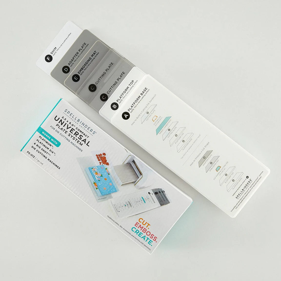 Spellbinders - Compact Universal Plate System - 3.5" x 9.0"