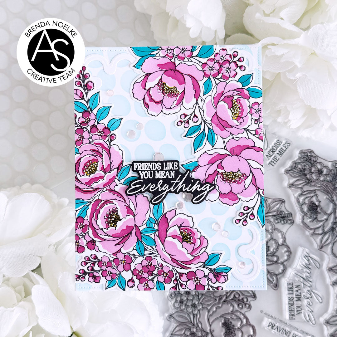 Peony Corners Stamp Set