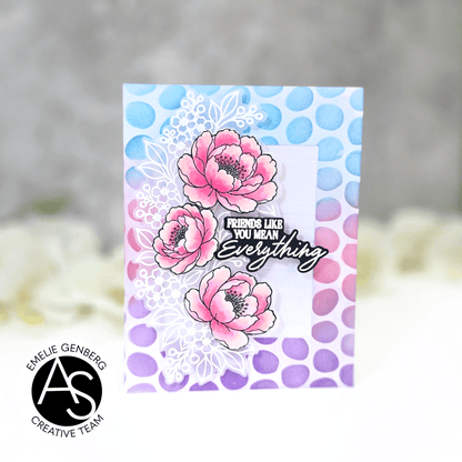Peony Corners Stamp Set