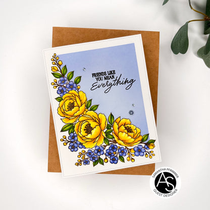 Peony Corners Stamp Set