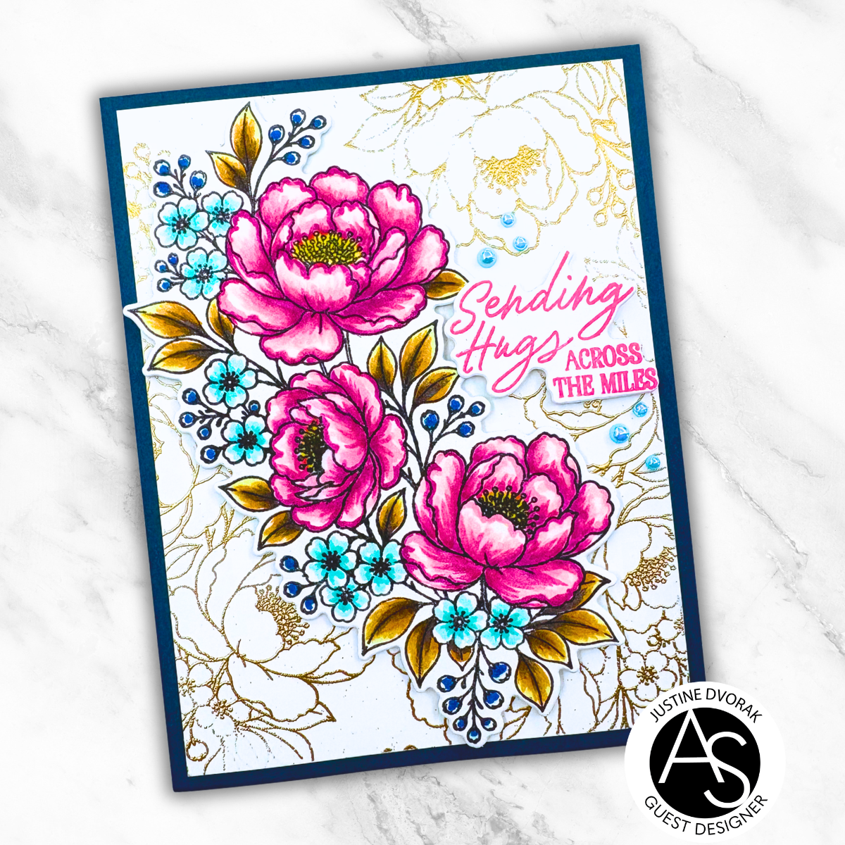 Peony Corners Stamp Set
