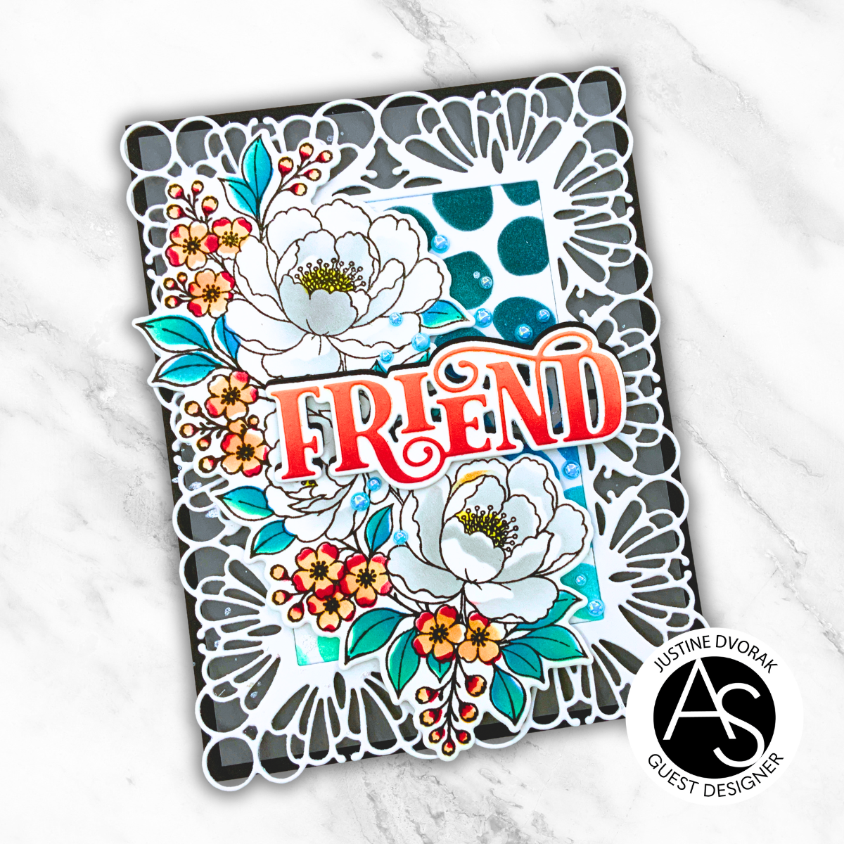 Peony Corners Stamp Set