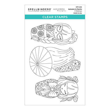 Autumn in Kyoto Clear Stamp Set by Alex Syberia