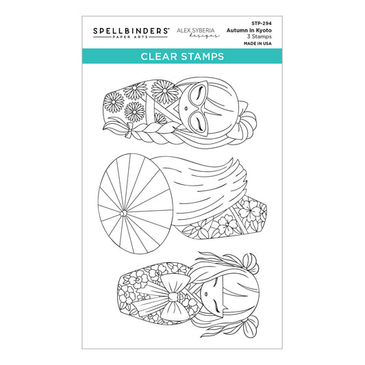 Autumn in Kyoto Clear Stamp Set by Alex Syberia