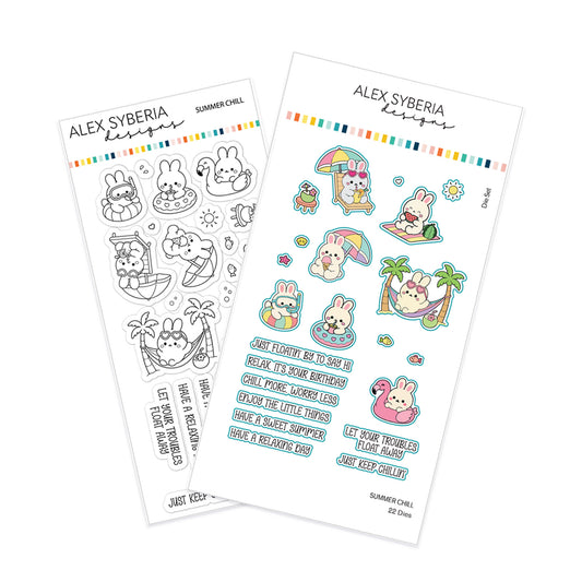 Summer Chill Stamp & Die Bundle