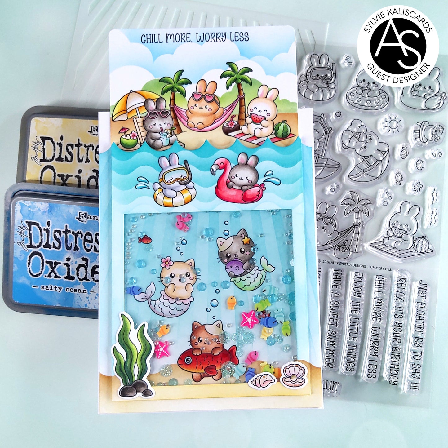 Mermaid Kitties Stamp & Die