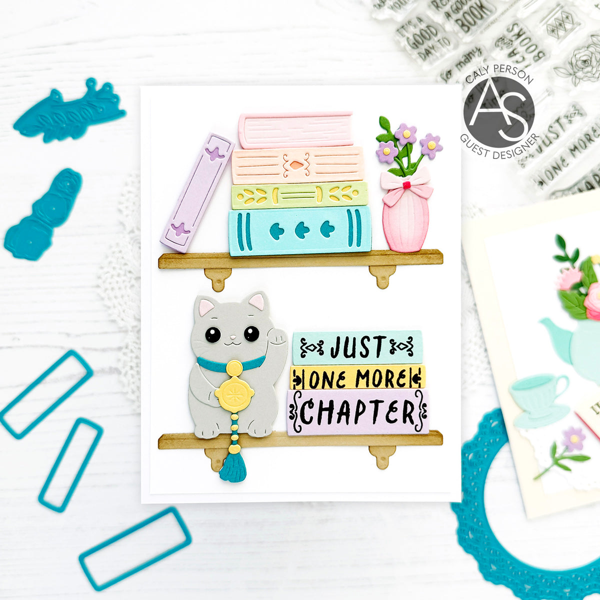 Tea & Books Stamp Set