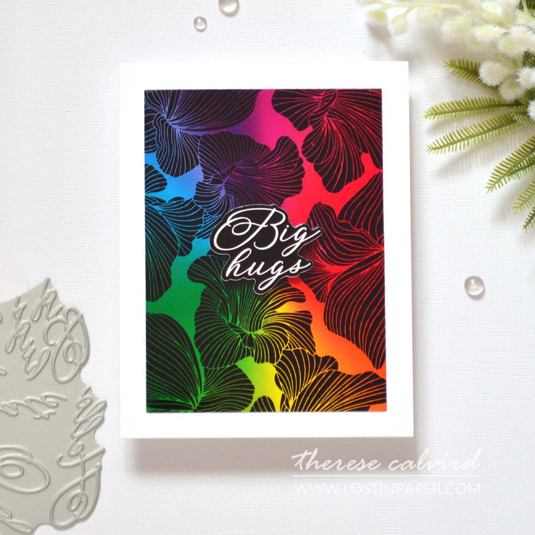 Abstract Floral Background Press Plate