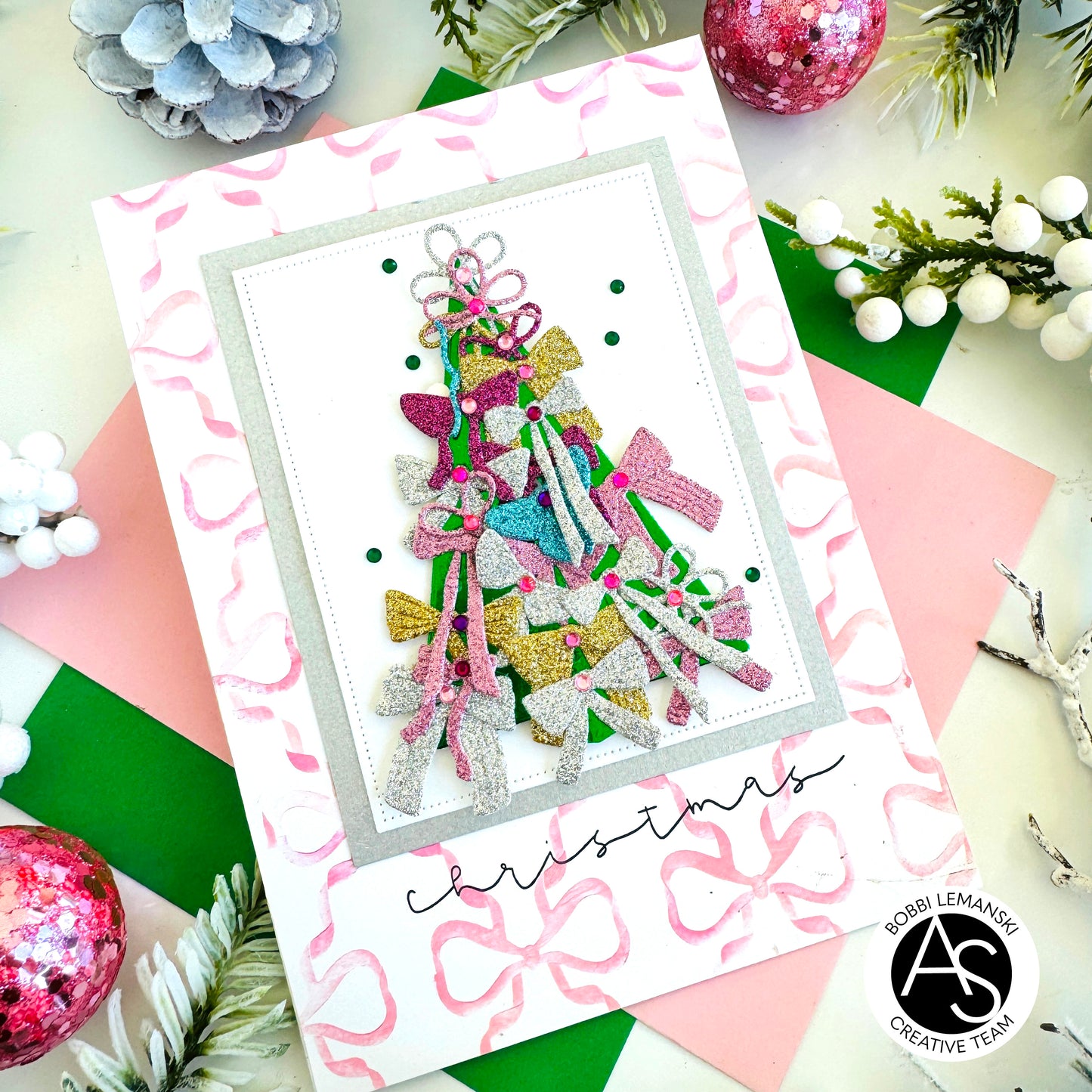 Build-a-Bow Christmas Tree Die Set