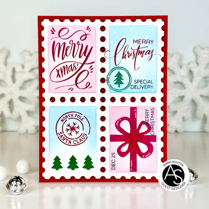 Christmas Postage Stamps Stamp Set