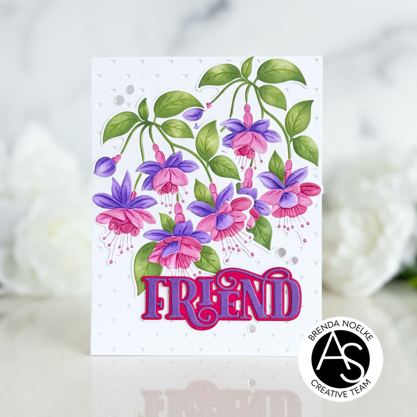 Magical Fuchsia Layered Stencil