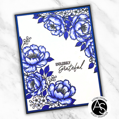 Peony Corners Stamp Set