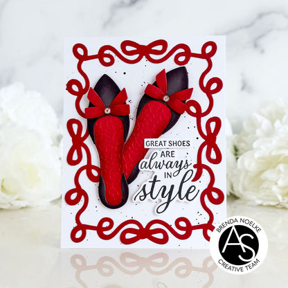 Shoes Sentiments Press Plate & Die Set