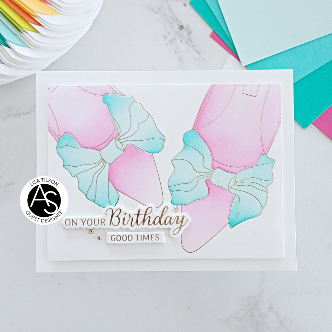 Bow Shoes Stencil Set