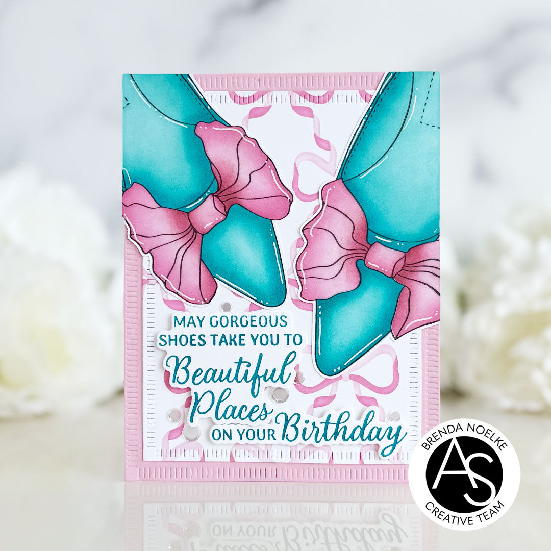 Bow Shoes Stencil Set