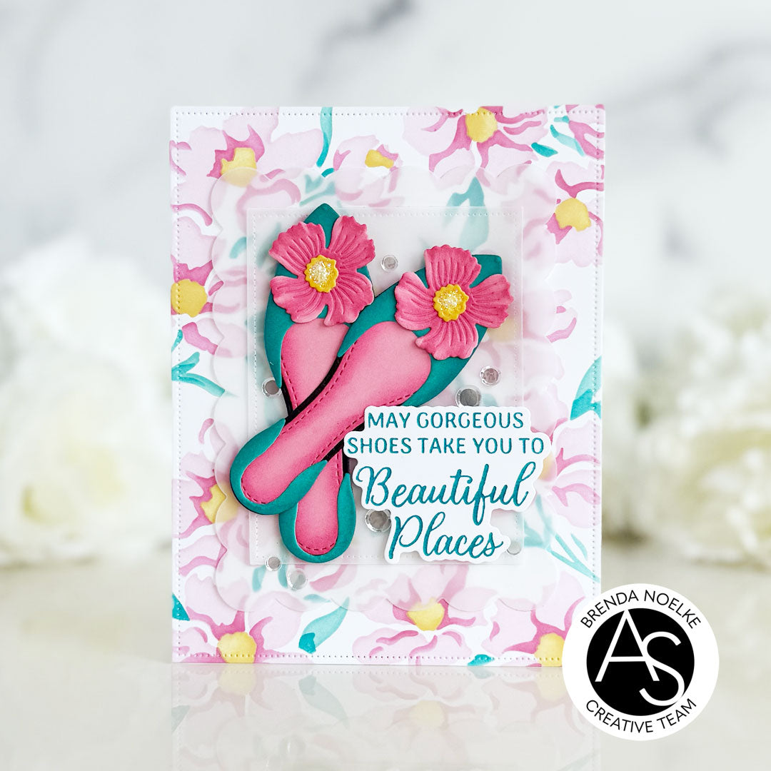 Shoes Sentiments Press Plate & Die Set