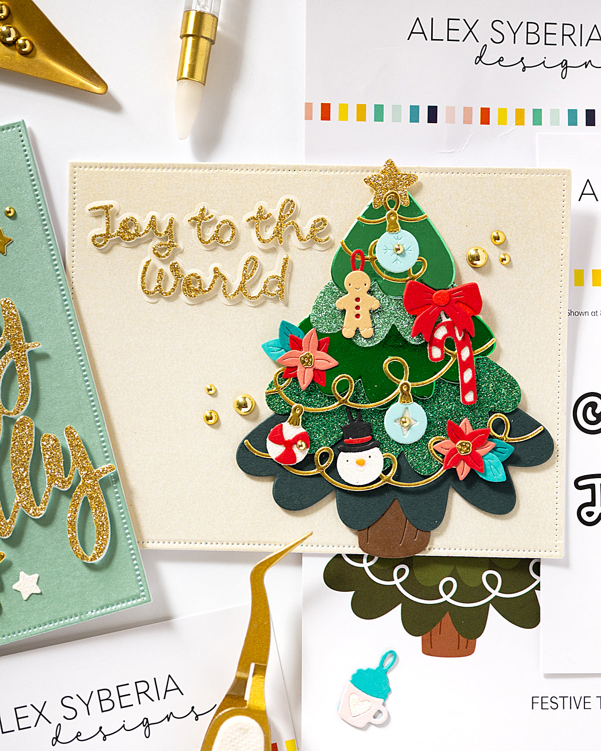 Festive Sentiments Die Set