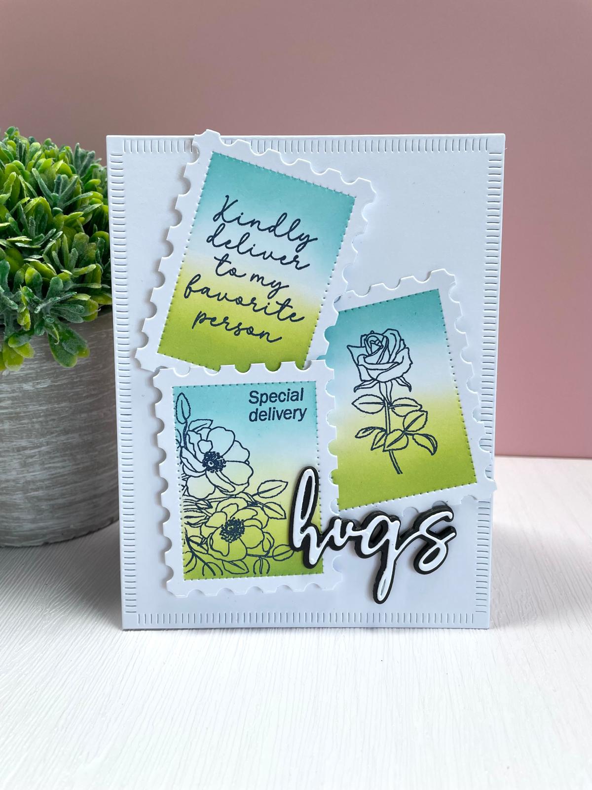 Postage Stamps Cover Die