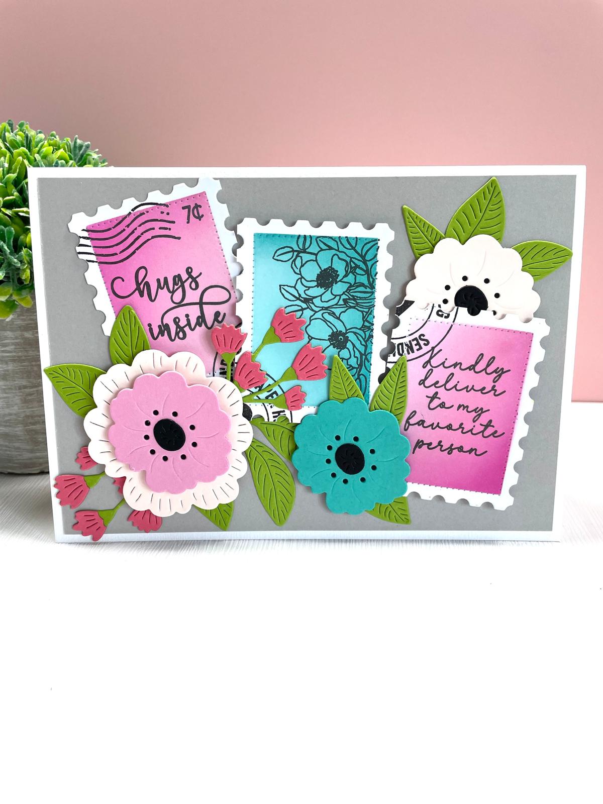 Postage Stamps Cover Die