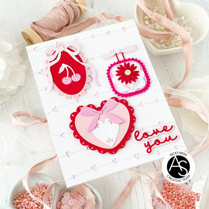 With Love Sentiments Die Set