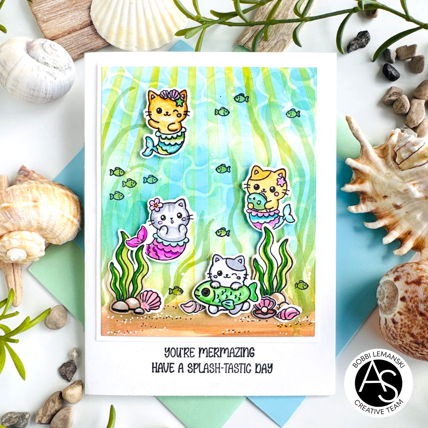 Mermaid Kitties Stamp & Die
