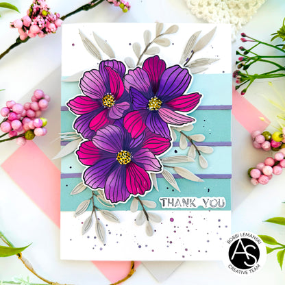 Minimalist Flowers Stencil Set