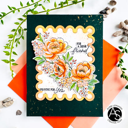 Peony Corners Stamp Set