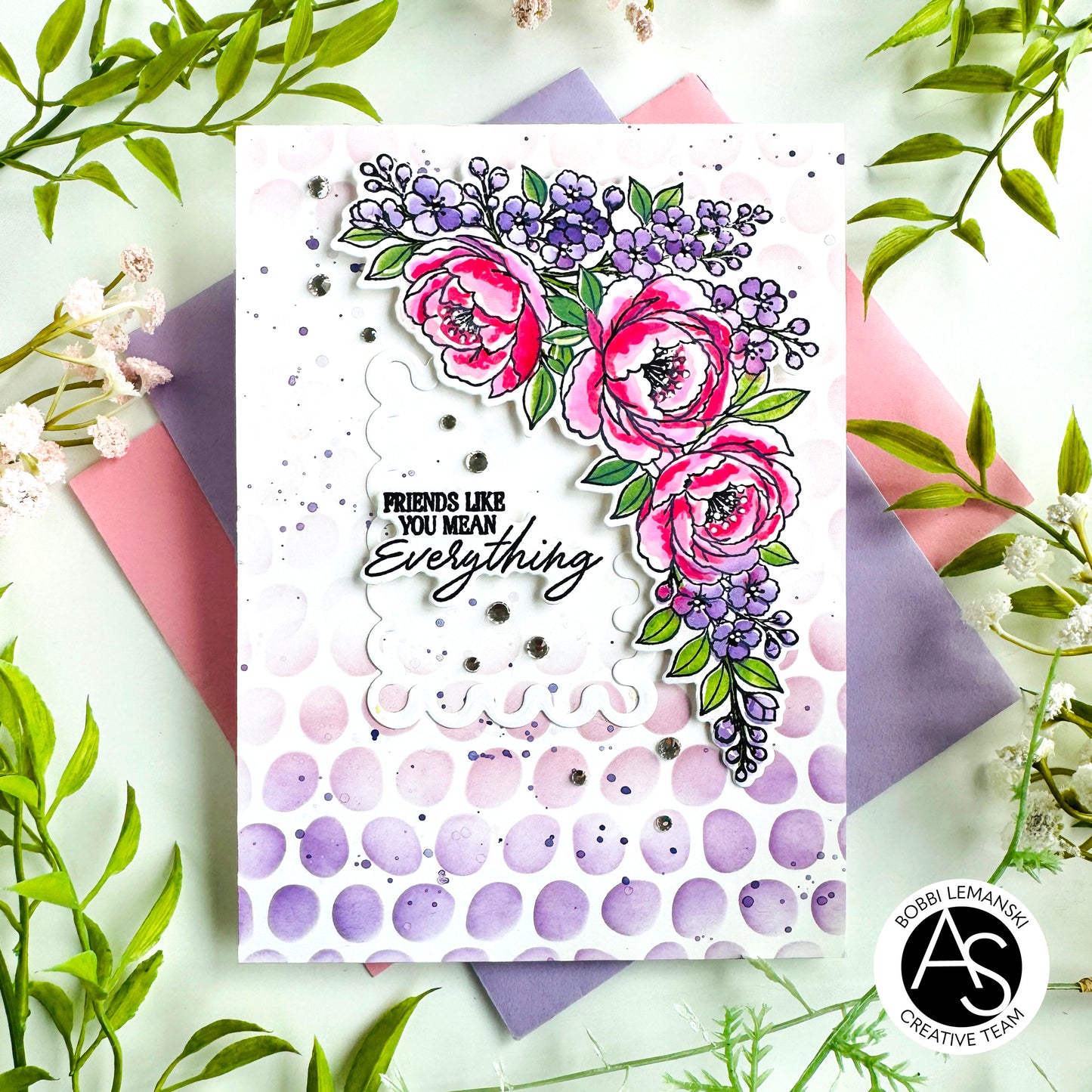 Peony Corners Stamp Set