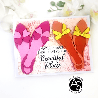 Shoes Sentiments Press Plate & Die Set