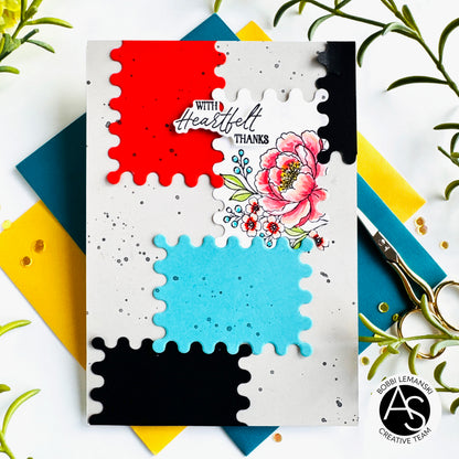 Peony Corners Stamp Set