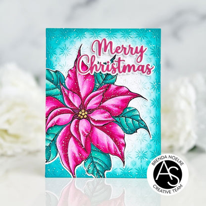 Festive Poinsettia Stamp Set