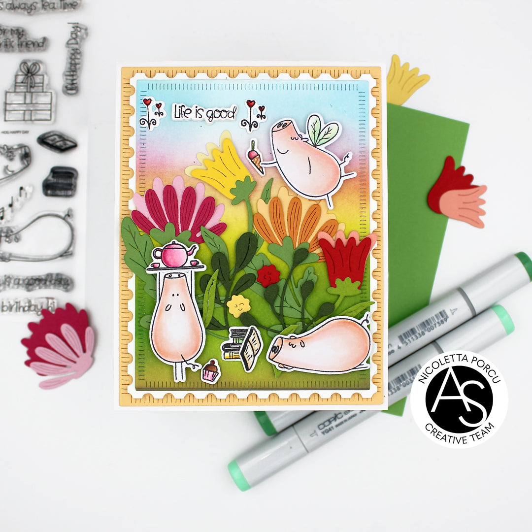 Hog Happy Day Stamp Set