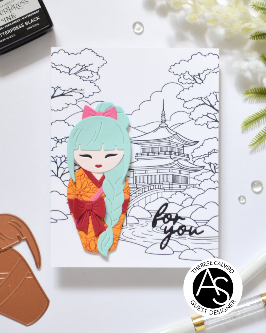 Scenic Kyoto Press + Foil Plates by Alex Syberia