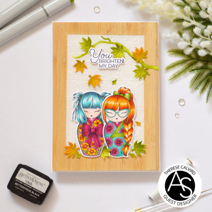 Shoji Screen3D Embossing Folder by Alex Syberia