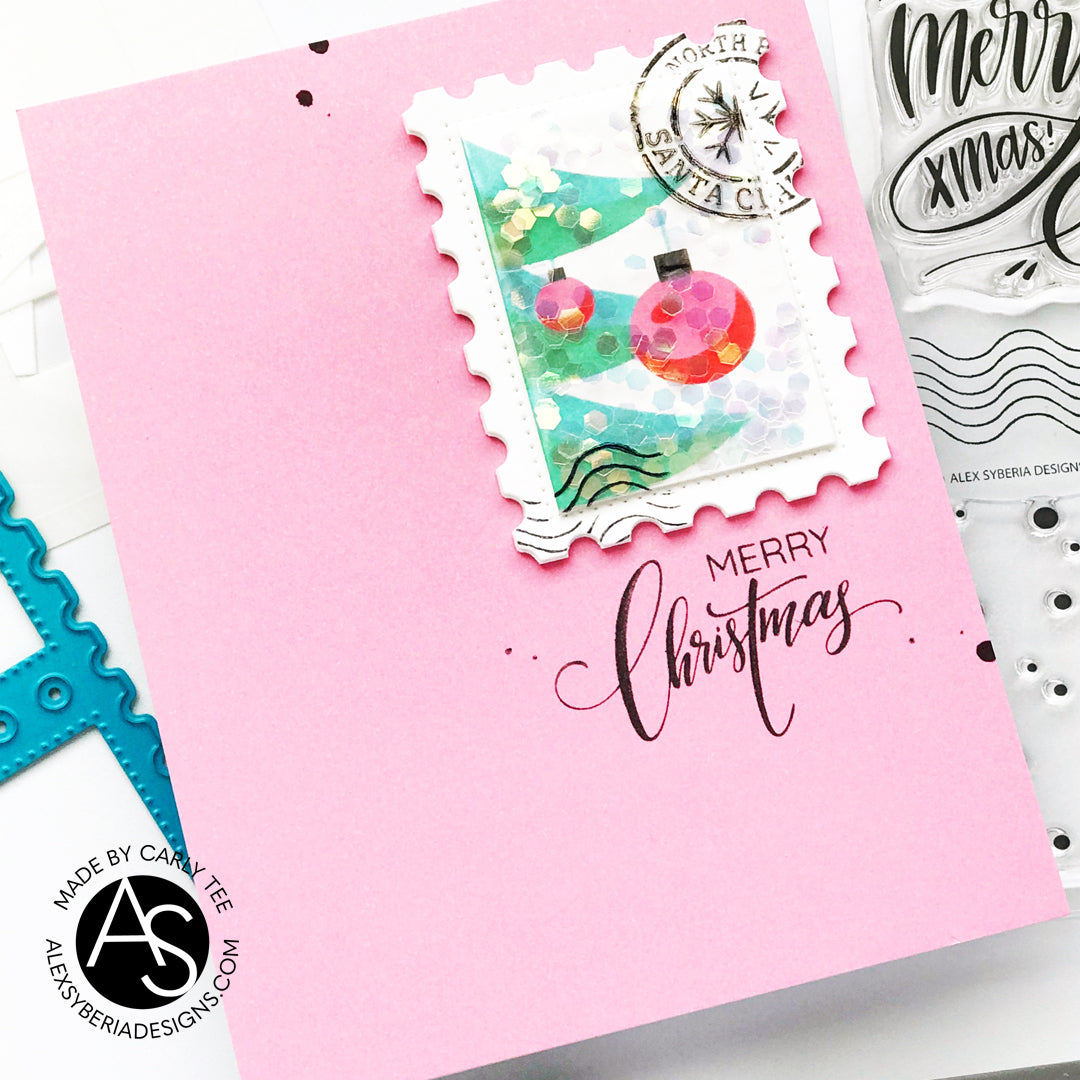 Christmas Postage Stamps Stamp Set