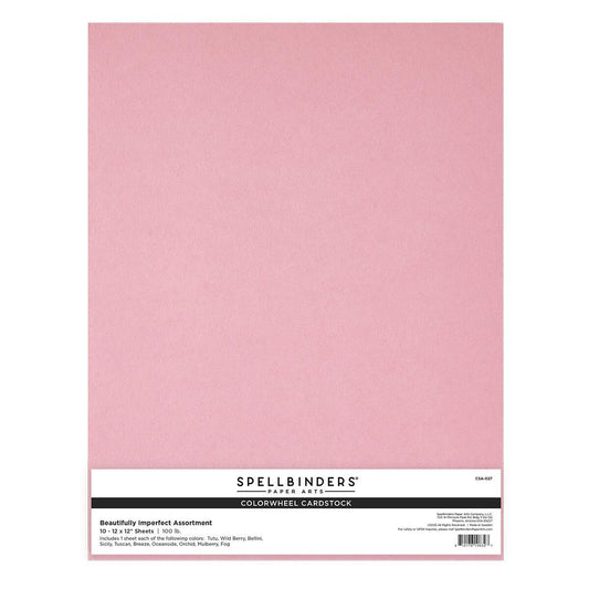 Spellbinders - Beautifully Imperfect ColorWheel Cardstock Assortment from the Beautifully Imperfect Collection