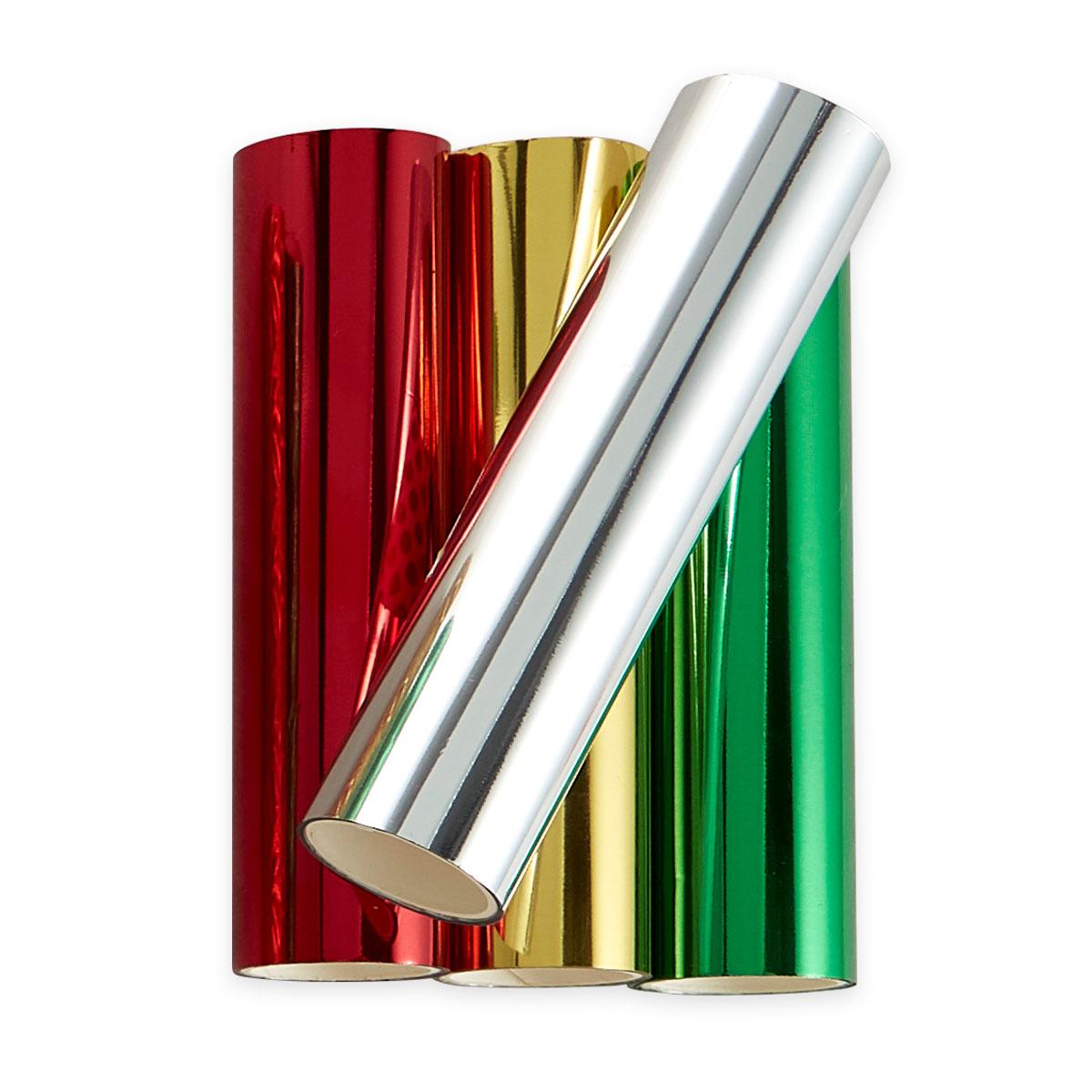Spellbinders Glimmer Hot Foil - Holiday (Christmas) Variety Pack of 4 (GLF-013)
