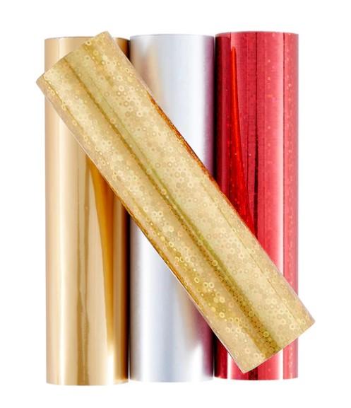 Spellbinders Glimmer Hot Foil - Christmas Sparkle Variety Pack of 4 (GLF-048)