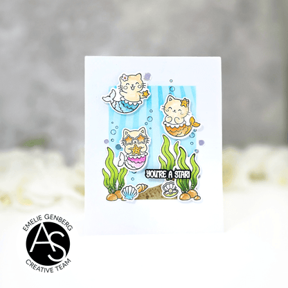 Mermaid Kitties Stamp & Die