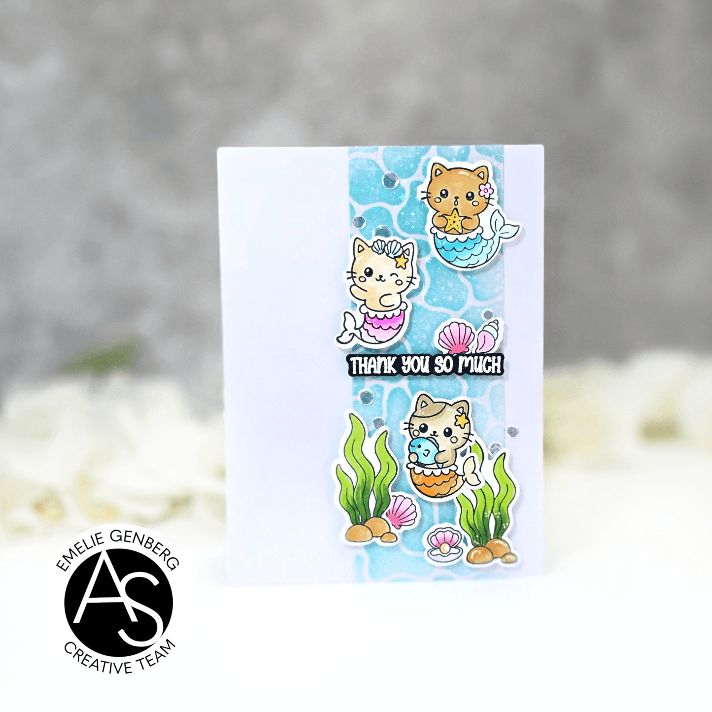 Mermaid Kitties Stamp & Die