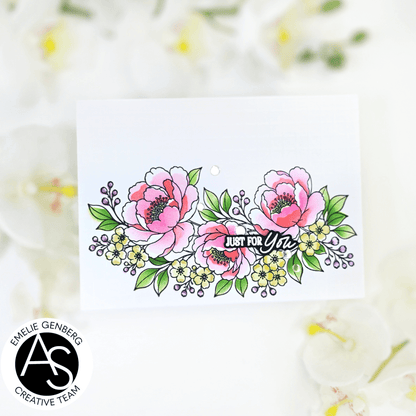 Peony Corners Stamp Set
