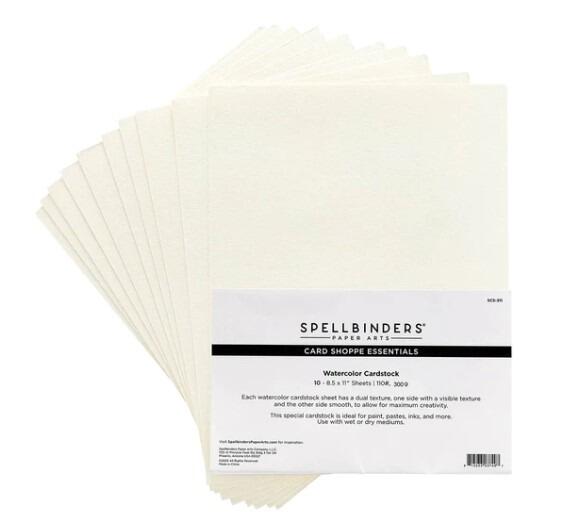 Spellbinders - 8.5" x 11" Watercolor Cardstock - 10 pack