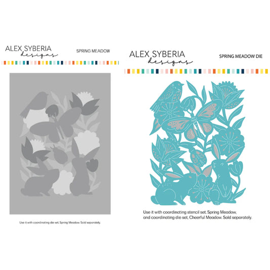 Spring Meadow Die & Stencil Bundle