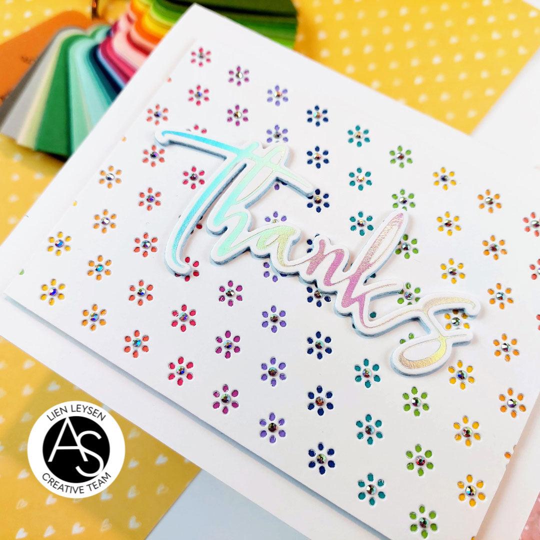 tiny-flowers-cover-A2-die-australia-uk-usa-alex-syberia-designs-cardmaking-scrapbooking-stamps-stencils-coloring-shop-blog-tutorials-thanks-die-embossing-cardmaker-hot-foil-plates-sentiment